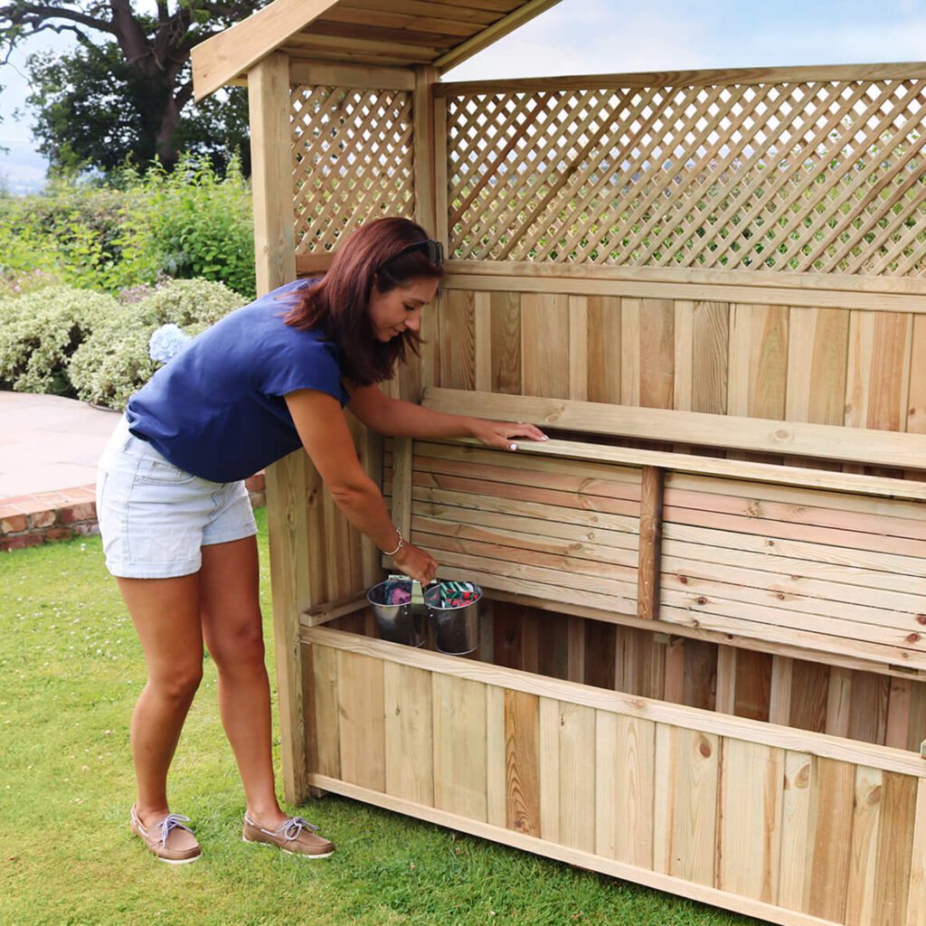 Hampshire Arbour With Storage Box 5027003 001327